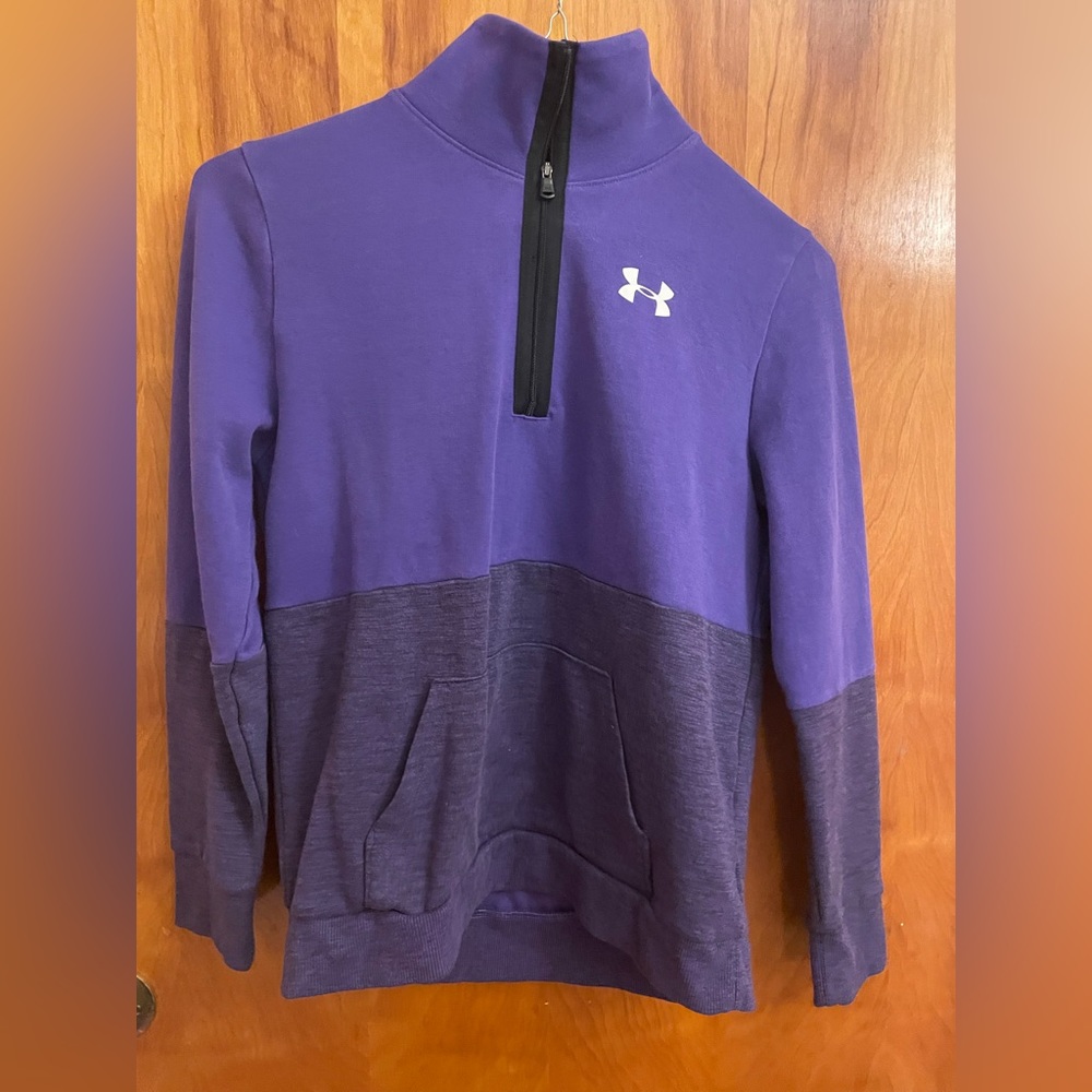 Under Amour Purple/Slate Quarter Zip